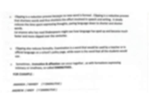 Word Formation Process Exercise 的图像结果