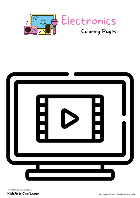 Electronics Coloring Pages 的图像结果
