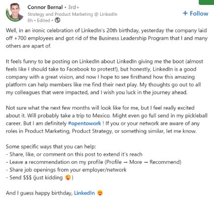 Hired to fired: LinkedIn's pre-joining layoff leaves woman disheartened