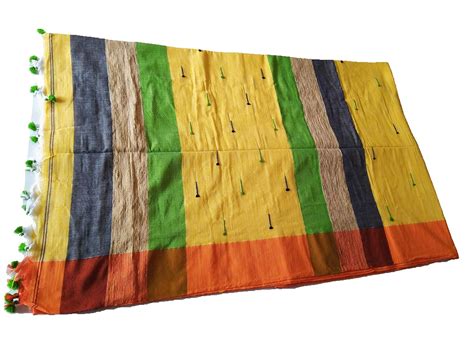 Buy dB DESH BIDESH Women Traditional Handloom Woven Design Bengal ...