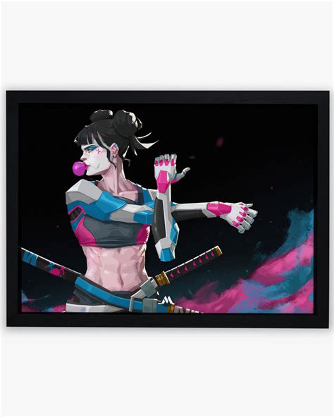 Cyberpunk Samurai Art Poster – Myxtur