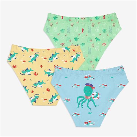 Choose Print and Size for Young Boy Briefs - Pack of 3 – Emusa Sustainable