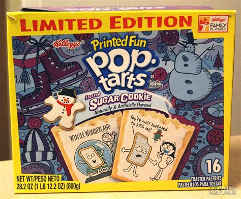 Review: Kellogg's Frosted Sugar Cookie Pop-Tarts (Printed Fun!)