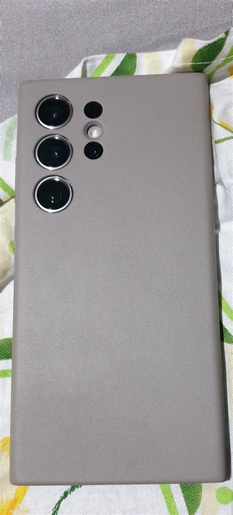 SAMSUNG Galaxy S24 Ultra Standing Grip Phone Case, Protective Silicone ...