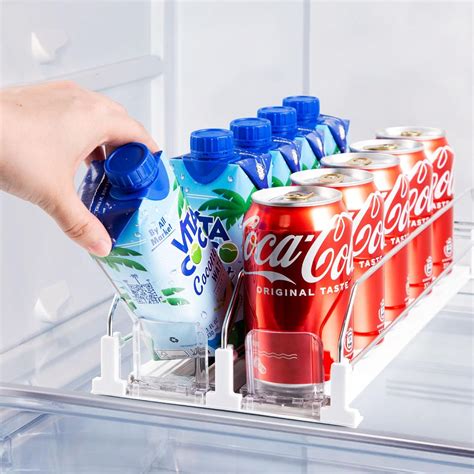 Amazon.com: Drink Organizer for Fridge, Soda Can Dispenser for ...