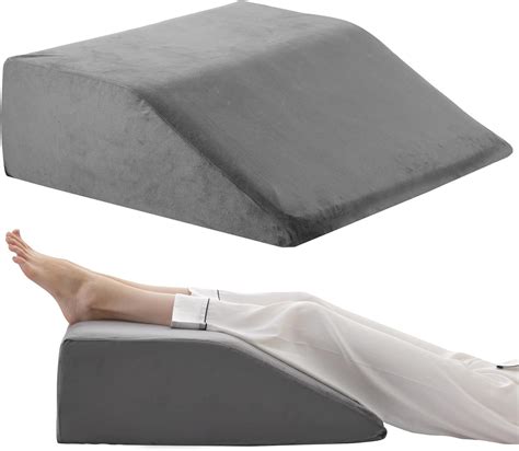 Amazon.com: Bedluxe Leg Elevation Pillows, Leg Pillows for Sleeping, Cooling Gel Memory Foam Top ...