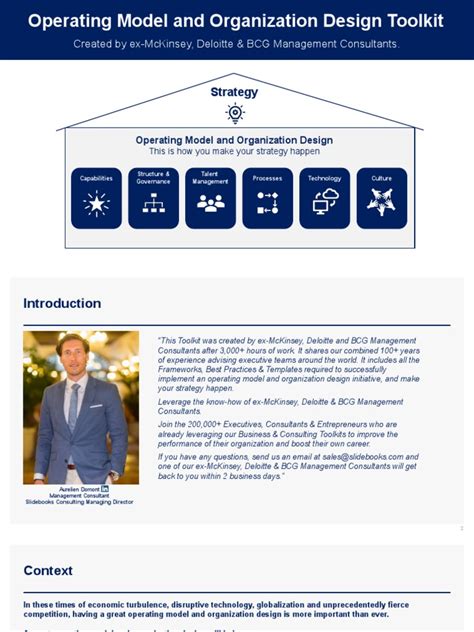 Operating Model and Organization Design Toolkit - Overview and Approach | PDF | Big Data | Analytics