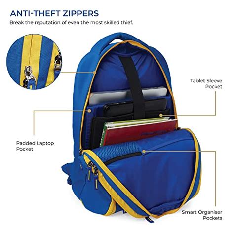 Nasher Miles CSK Blue-Yellow Players Backpack 40 L| 15.6 Inch Laptop ...