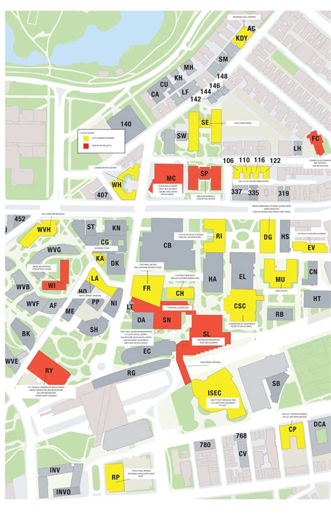 Map of Boston Campus 2019 Summer Projects | Planning Real Estate ...