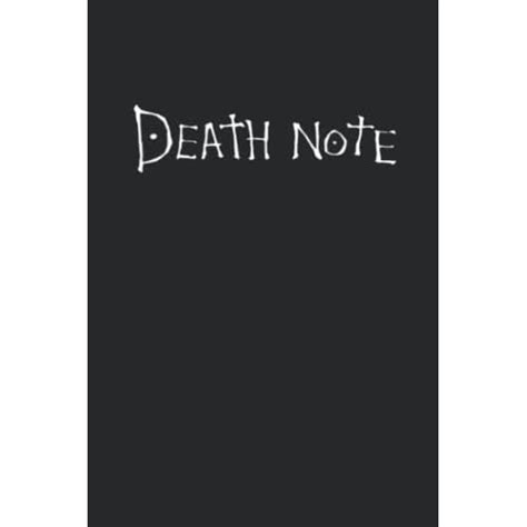 Buy Carnet de notes Death Note: Carnet de note 110 pages lignées I ...