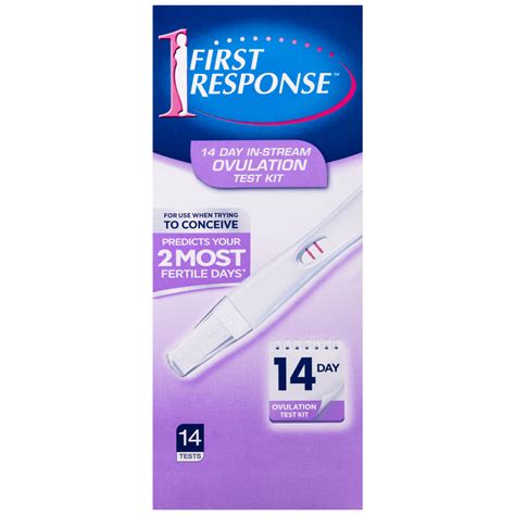 14 DAY IN-STREAM OVULATION TEST KIT - First Response Australia