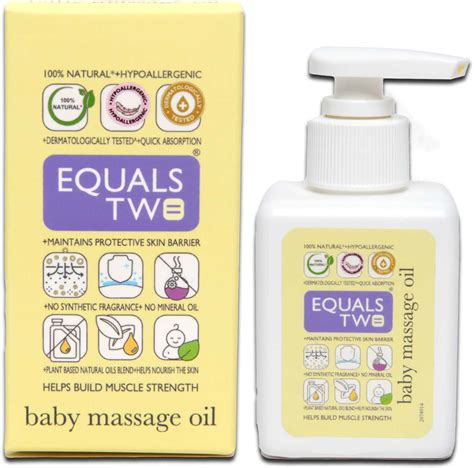 Buy EQUALSTWO BABY MASSAGE OIL BOTTLE OF 100ML Online & Get Upto 60% ...