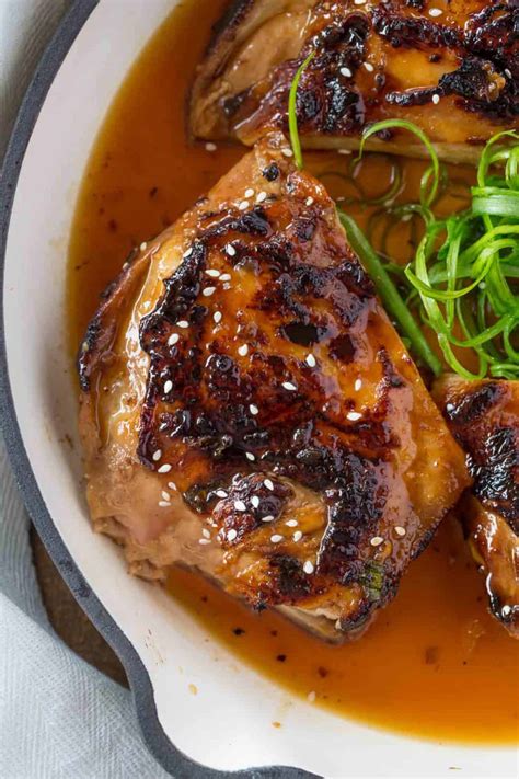 Baked Teriyaki Chicken - Dinner, then Dessert