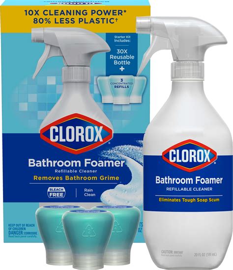Amazon.com: Clorox Bathroom Ultra Foamer, Household Essentials, Fresh ...