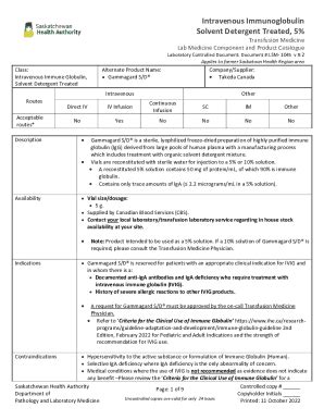 Fillable Online Intravenous Immunoglobulin (IVIG) - StatPearls ...