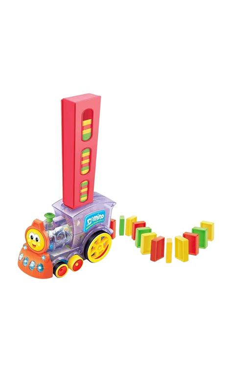 Buy nikhareenterpeise Dominos Funny Train Blocks Set, 60pcs Domino ...