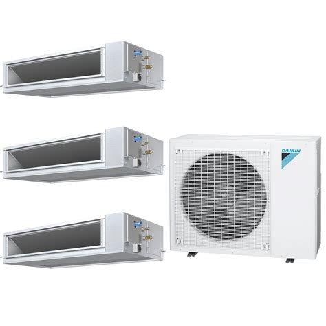 Daikin 5mxs48wvju9 3 zone concealed ducted mini split 48000 btu heat ...