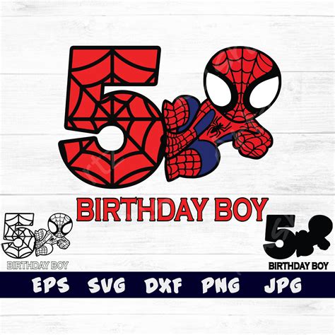 5th Birthday Boy Svg Birthday Svg Birthday Clipart Birthday - Etsy UK