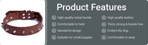 Buy PetCeptual Pure Leather Dog Spike Collar (Color Will Be Sent As Per ...
