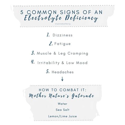 symptoms of electrolyte deficiency - Mistery Lead