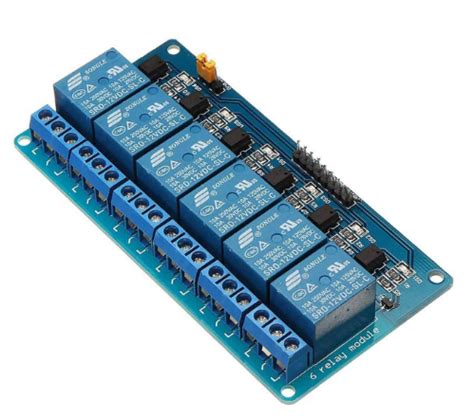6 Channel Relay Module 12V | RobuKits