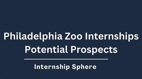 Philadelphia Zoo Internships 2026 Internship Opportunities - Internship ...