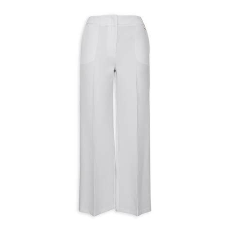 White Wide-leg Pants (3117645) | Inwear