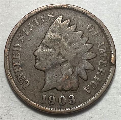 1903 Indian Head Cent Bronze Composite Penny. 3224 - For Sale, Buy Now ...
