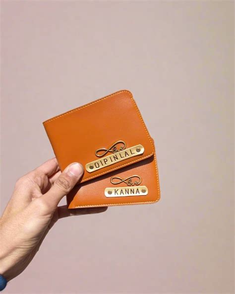 Buy Custom Tan Leather Wallet in India at Best Price - Zop