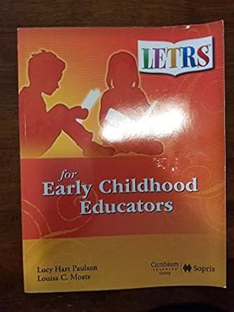 Amazon.in: Buy Letrs for Early Childhood Educators Print Module Book ...