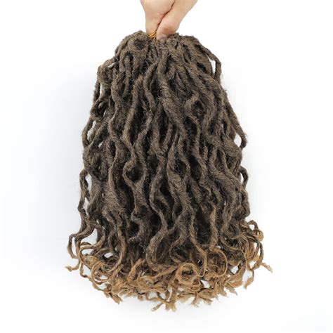 Buy 6 Packs Goddess Locs Crochet Hair 12 Inch, Mermaid Faux Locs Pre ...