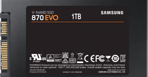 Buy Samsung 1TB 870 EVO SATA III 2.5" Internal SSD at Lowest Price in India