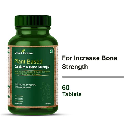 Buy Smart Greens Plant Based Calcium & Bone Strength Tablets Online