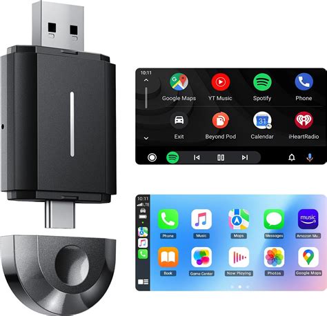 Volam Wireless Carplay Adapter für Apple & Wireless Android Auto ...