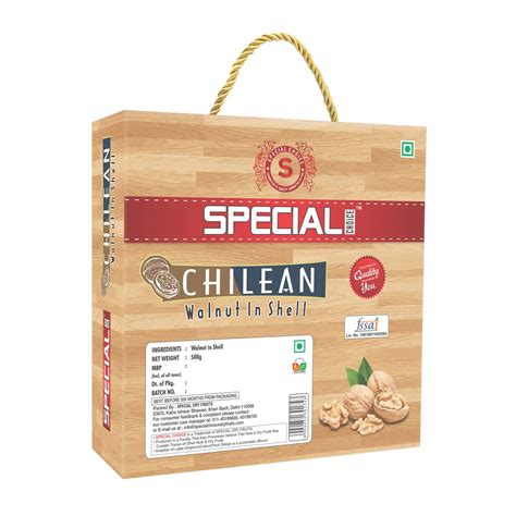 Buy SPECIAL CHOICE CHILEAN WALNUT INSHELL TOHFA 500G X 4 Online & Get ...