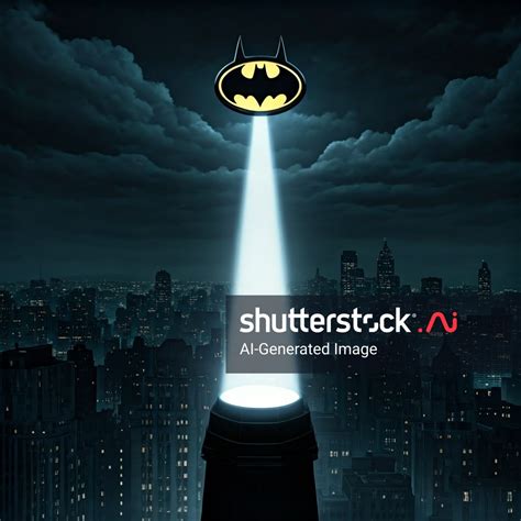 Batman Signal Light AI-generated image 2600105649 | Shutterstock