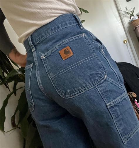 26 Carhartt Jeans 90s Carpenter Pants Workwear 24 25 Xs Extra Small Xxs 0 00 1 2 Petite Short ...