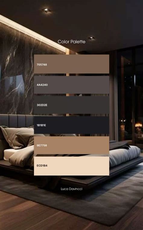 Black and Brown Color Palette