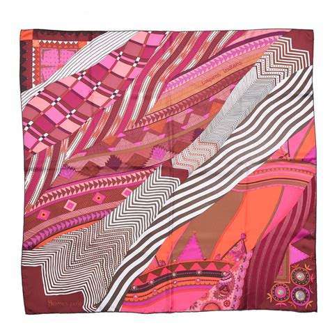 Hermes Silk Coupons Indiens Scarf 90 397135 – FASHIONPHILE