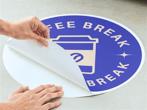 Design and print custom floor decals for free | Canva