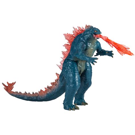 Godzilla x Kong, 6-inch Godzilla Evolved figure with Heat Ray, detailed MonsterVerse collectible ...