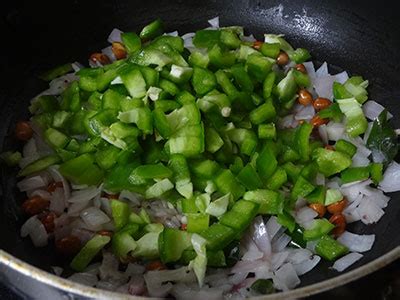 Capsicum rice recipe | How to make capsicum bath | Donne menasu ...