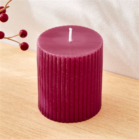 Buy Redolence Russian Rubies Raspberry Scented Pillar Candle from Home ...