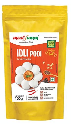 Mealsumm Idli Podi (Milagai Podi for idli, dosa, vada, Spicy Chutney ...