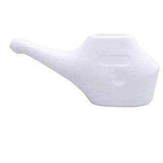 PrimeStore Durable Plastic Jal Neti Single POT with 10 Jal Neti Sachets ...