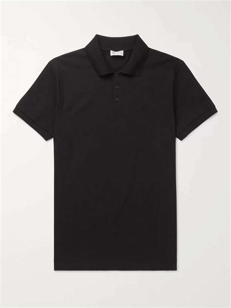 Black T Shirt With Collar