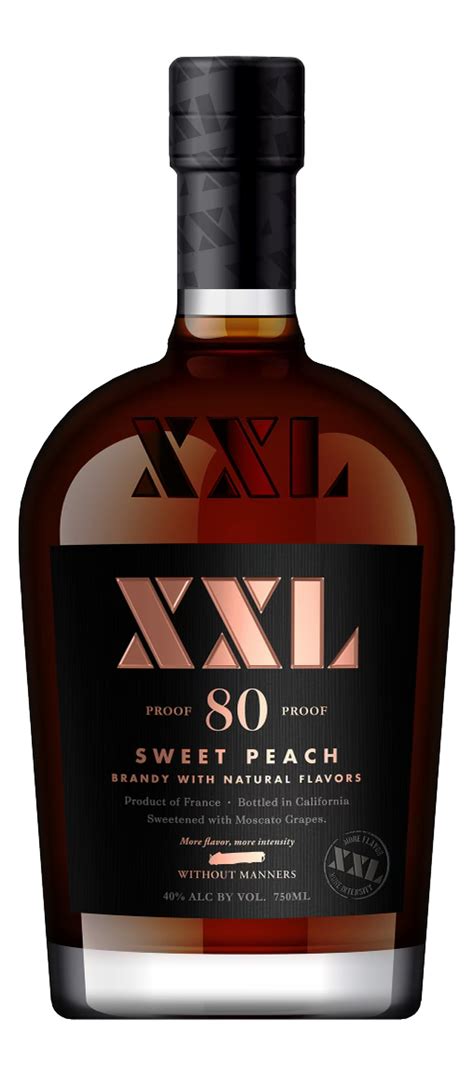 Tri-Vin Wines And Spirits - XXL Sweet Peach Brandy 750ML (NAS)
