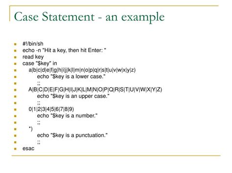 Image result for Case Statement Shell Scripting