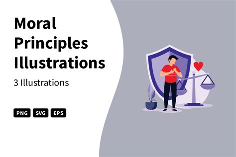 Premium Moral Principles Illustration pack from Business Illustrations