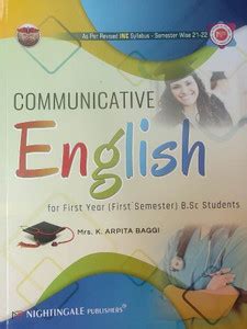 Communicative English For First Year { First Semester } B.Sc Students ...